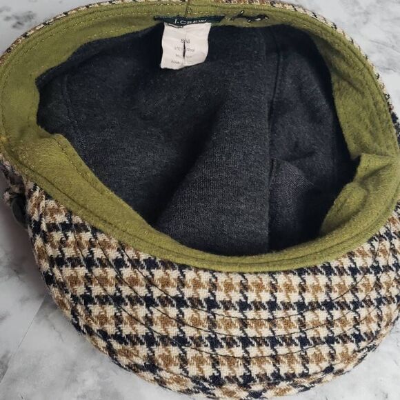 J. Crew Plaid Cap Hat - Picture 7 of 9